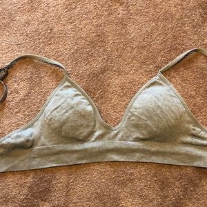 Comfy padded gray bra